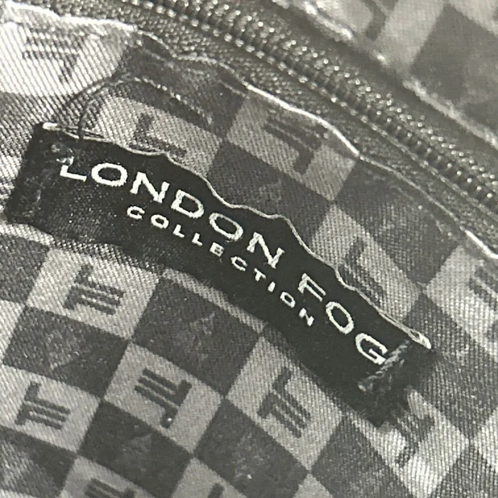 London Fog 100th Anniversary Collection Handbag Sophia‎ Studded Tote Black NWOT